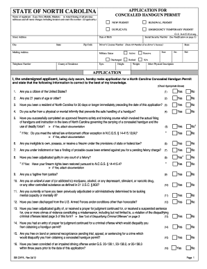 Get Concealed Carry Permit Online Printable  Form