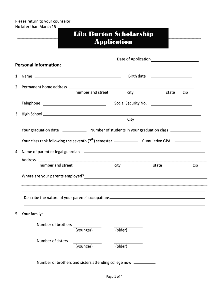 Burton Online Application Form
