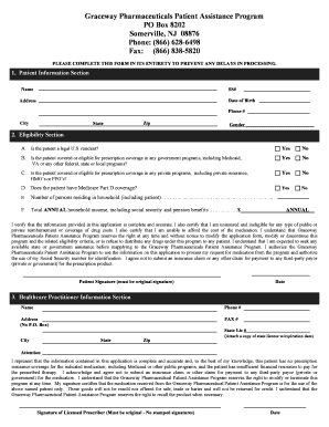 Graceway Pharm PAP Application 012408 Caring4Cancer  Form