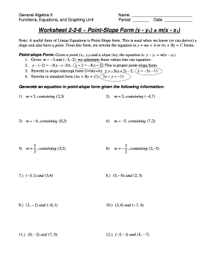 Unit Linear Relationships Homework 2 the Slope Formula Answer Key