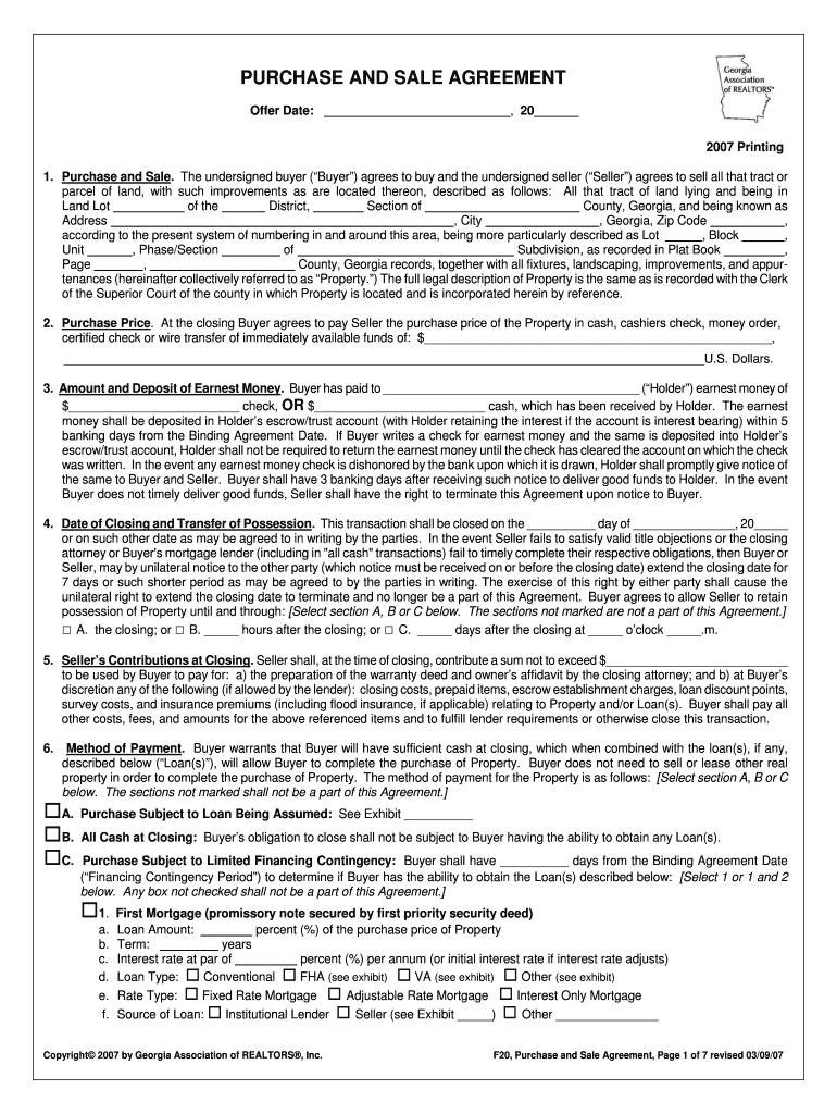 PURCHASE and SALE AGREEMENT Real Estate Websites  Form