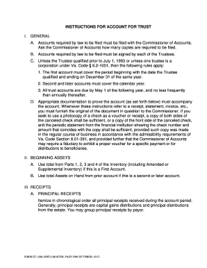 Virginia Circuit Court Fiduciary Form Cc 1684