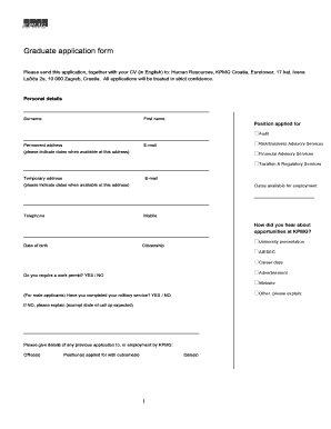 Kpmg Application Form