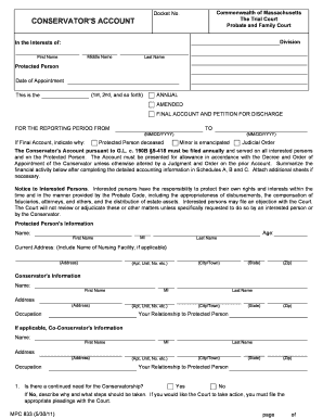Mass Probate Form Mpc 833 Fill Online Printable