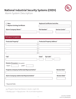 Ul 2050 PDF  Form