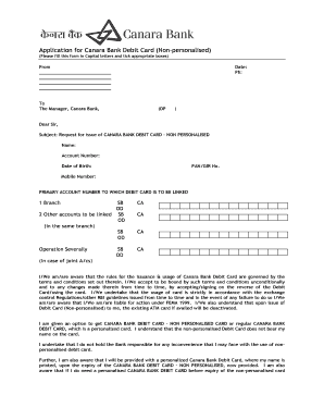 Personalized Card Meaning  Form