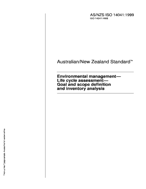 Iso 14041 PDF Download  Form