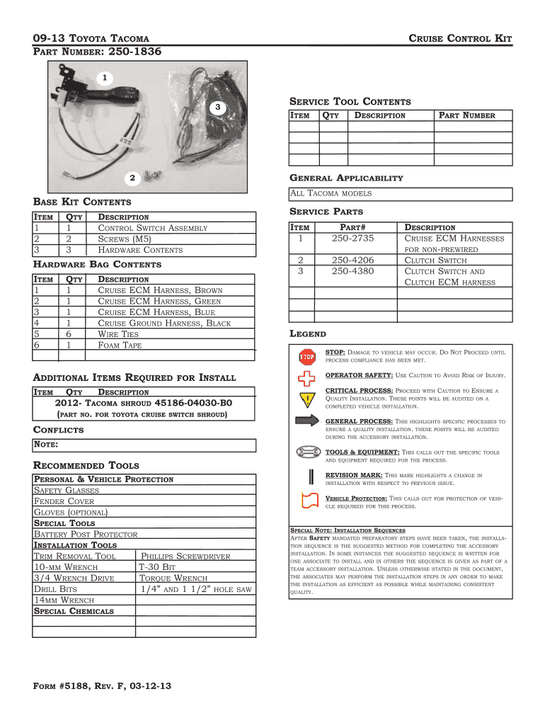 Form 5188 PDF Cruise