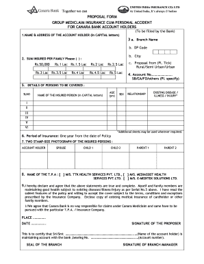 Proposal Form