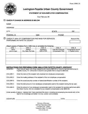 Form 1099 Lx