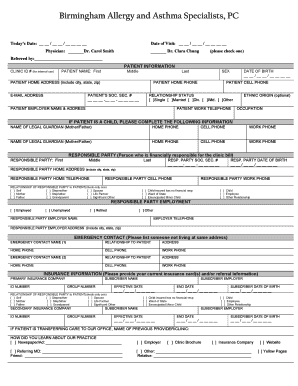 Patient Profile Form