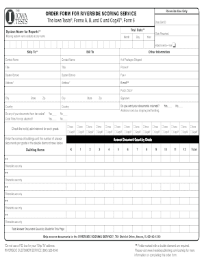 Oss Riverside  Form