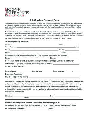 Roper Hospital Jobs  Form