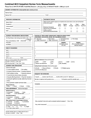 Mco Form for Enteral Nutrition