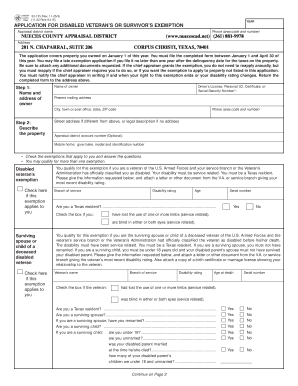 Nueces Cad  Form