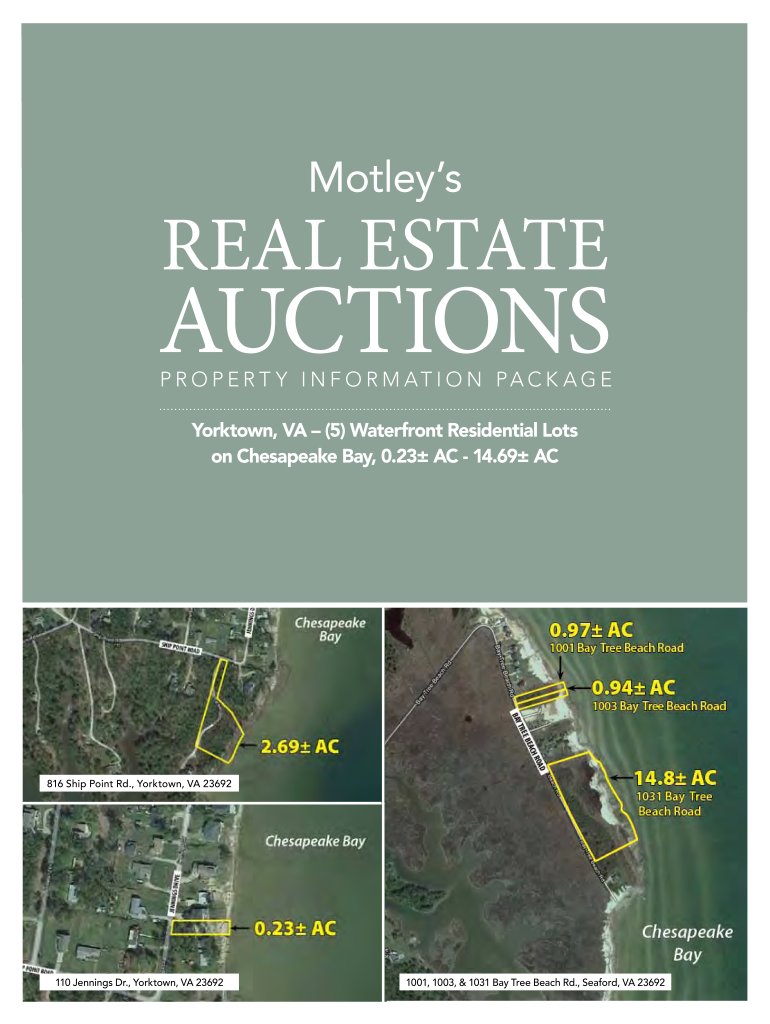 Property Information Package  Motley&#39;s Auction & Realty Group