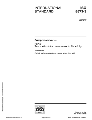 Iso 8573 3 PDF Download  Form