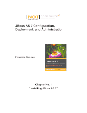 Jboss as 7 Configuration Deployment and Administration PDF  Form