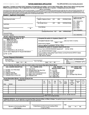 Marine Application Form