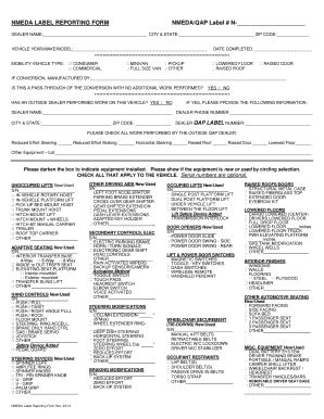 Nmeda Monthly Qap Label Use Log  Form