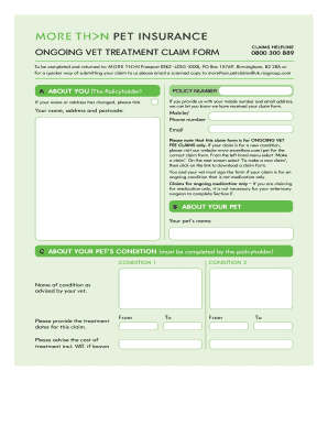 Download an Ongoing Claim Form More Than