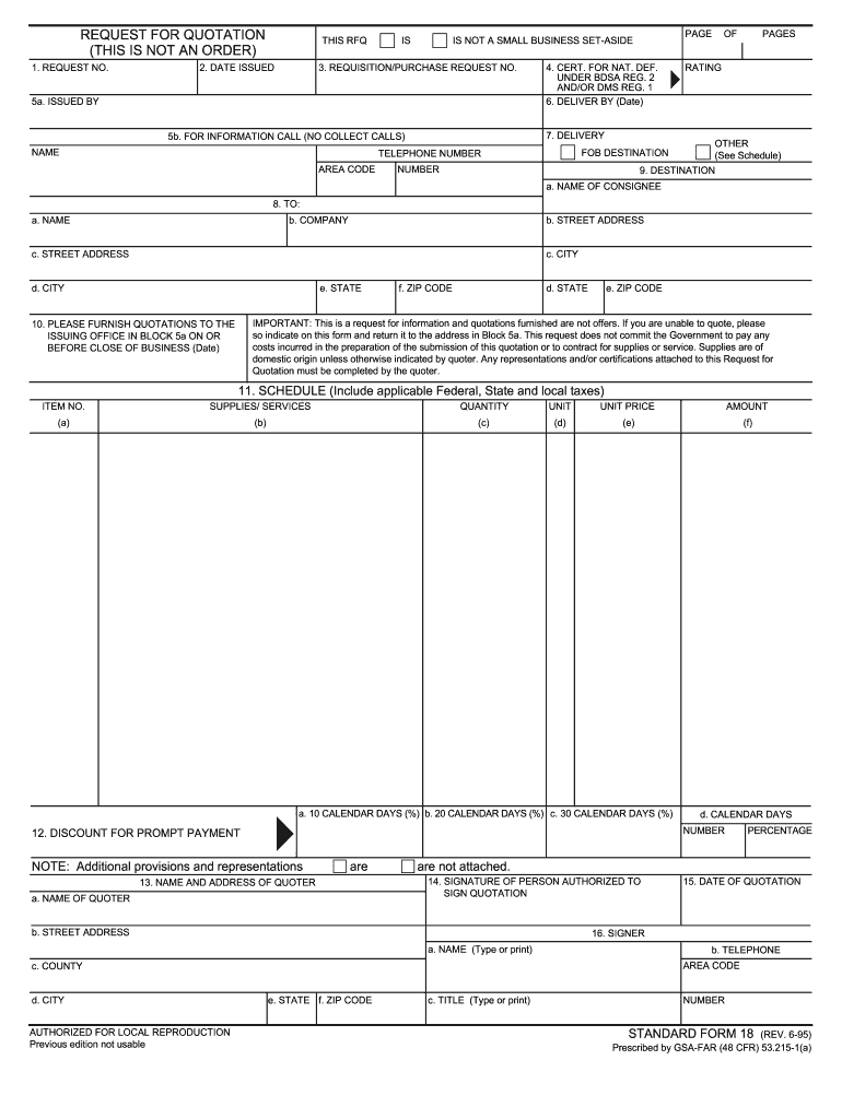  Sf 18 Form 1995-2024