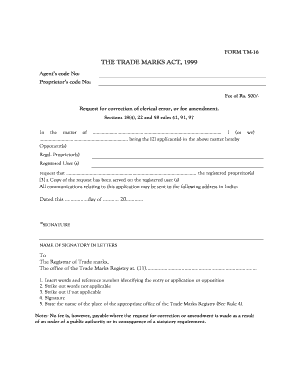 Tm 16  Form