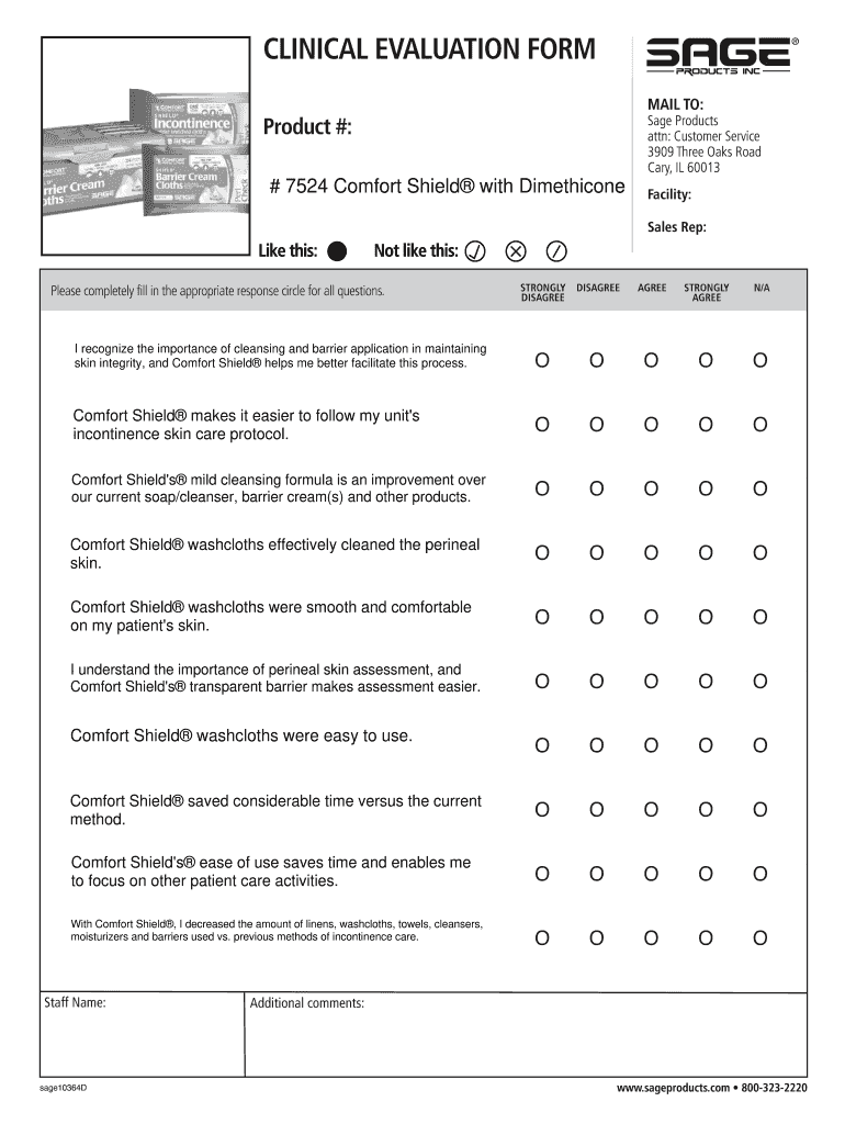 Medical Office Staff Evaluation Forms