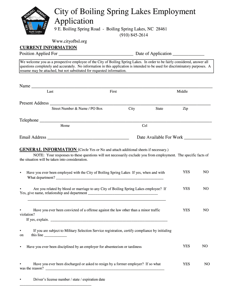 Cityofbsl  Form