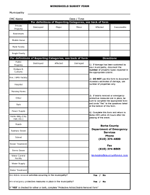  Windshield Survey Template 2008-2024