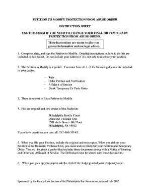 Philadelphia Pfa  Form