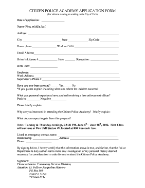 Football Academy Sample Form