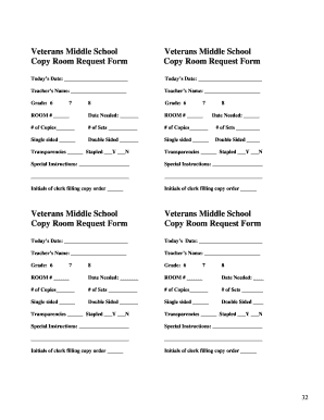 Copy Room Play  Form