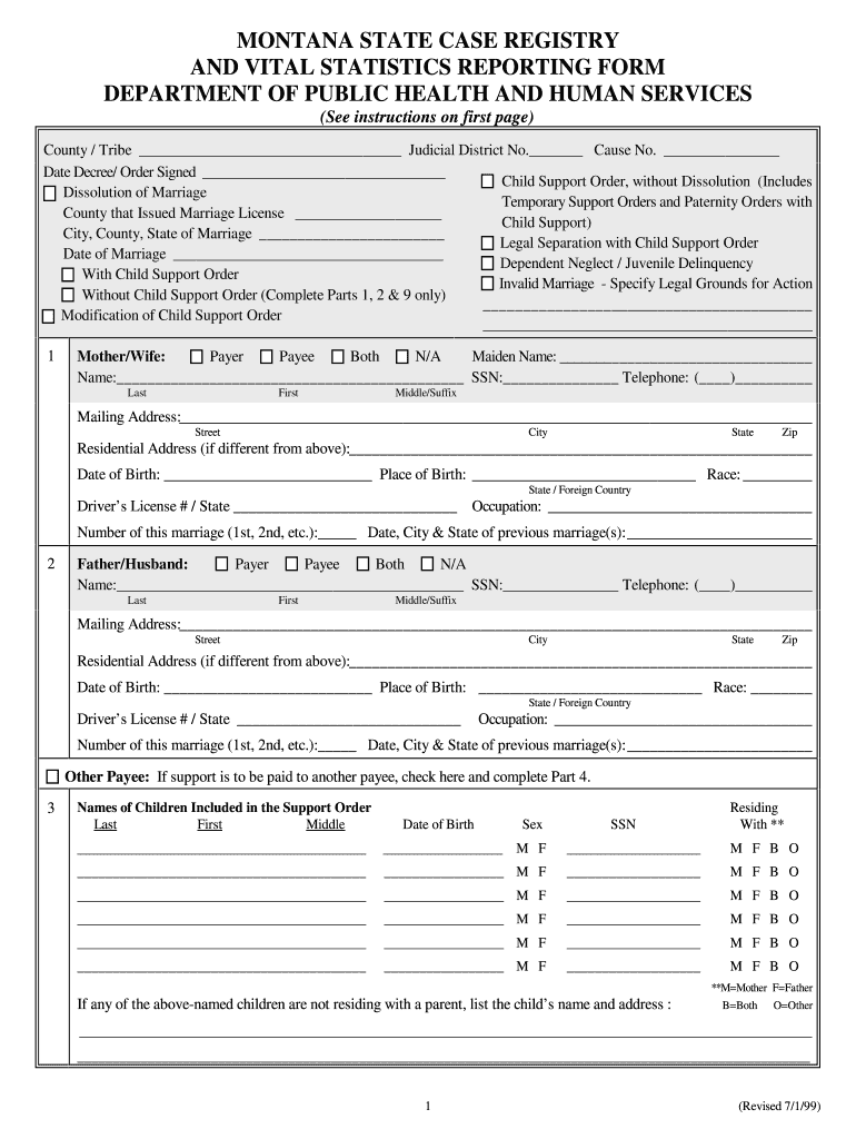 Joint Petition for Dissolution with Children Packet  Montana Courts  Courts Mt  Form