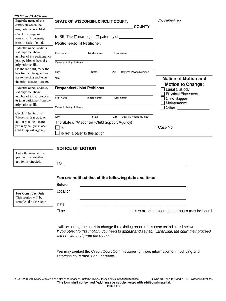  Fa 4170v 2010