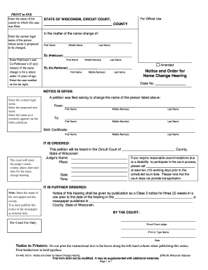 Cv 460  Form