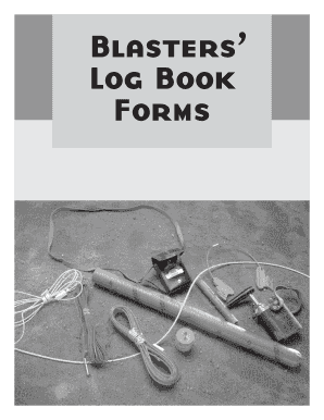 Blasters Log Book Forms WorkSafeBCcom