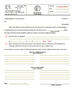 AOC420 Rev Courts Ky  Form