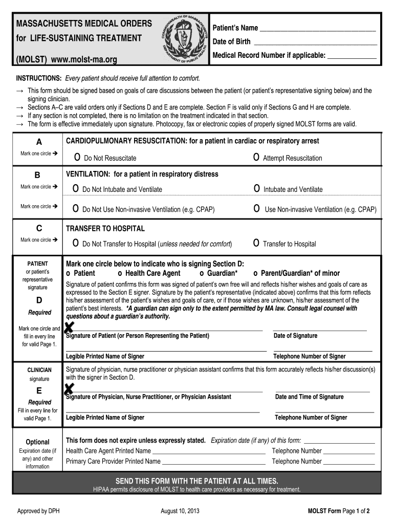  Molst Form 2013-2024