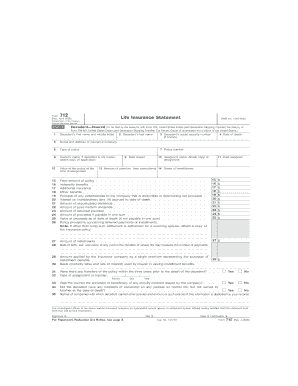 Form 712 Life Insurance Statement OMB No 1545 0022