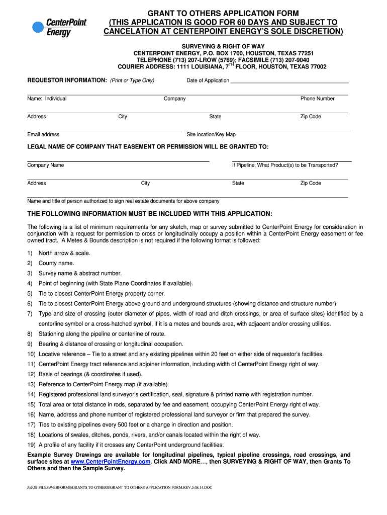  Grant Form 2014-2024