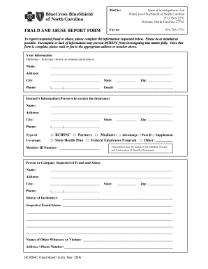 PDF Fraud Report Form