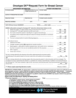 Oncotype Requisition Form