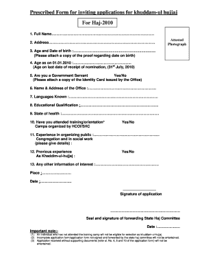 Khadim Visa for Saudi Arabia  Form