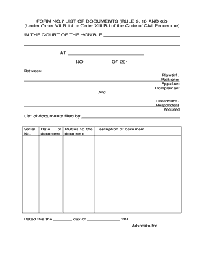 Form 7 Listofdocuments Mastan