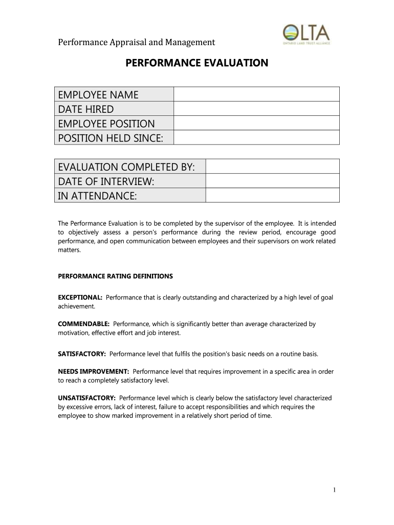 Performance Review Examples Pdf - Fill Out and Sign Printable PDF