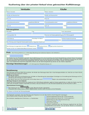 Devk Kaufvertrag  Form