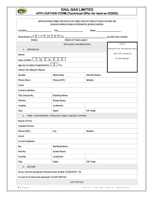 Gail Gas Connection Application Form Online