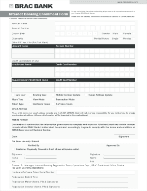 Brac Bank Rtgs Form