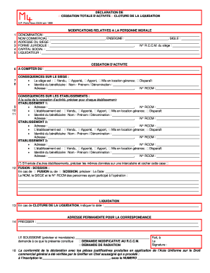 M4 Document  Form